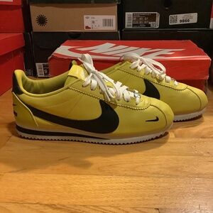 Nike Classic Cortez Premium Yellow Blazing Sun Mens Size 8.5